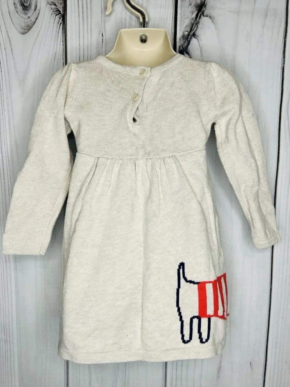 Girls Sz 18-24M Gymboree Mod About Orange Sweater Dress and Pants Set